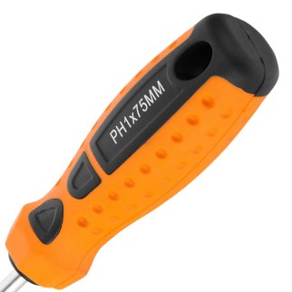 Отвертка "Point", PH1х75 мм, CS, 2к рукоятка SPARTA фото 1