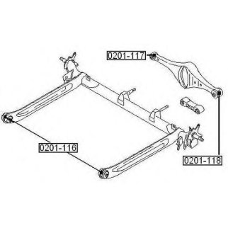 Сайлентблок ASVA 0201-118 фото