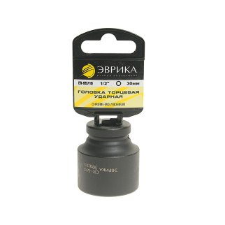 Головка торцевая 30 1/2" 6гр ударная ЭВРИКА фото