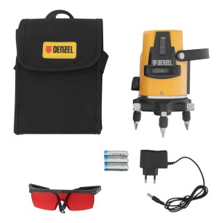 Уровень лазерный LX3, 10 м, ± 0,3 мм/1 м, 635 нм, 4 вертикальных, 1 горизонтальная плоскости, резьба фото 2