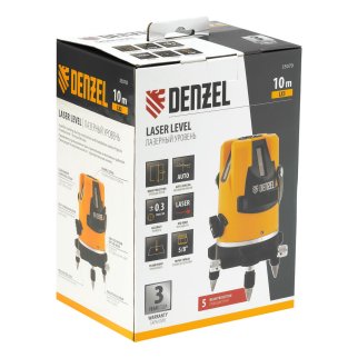 Уровень лазерный LX3, 10 м, ± 0,3 мм/1 м, 635 нм, 4 вертикальных, 1 горизонтальная плоскости, резьба фото 16