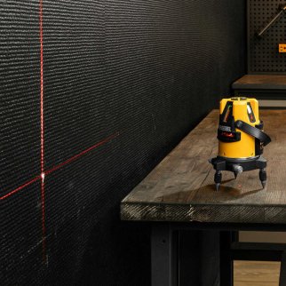 Уровень лазерный LX3, 10 м, ± 0,3 мм/1 м, 635 нм, 4 вертикальных, 1 горизонтальная плоскости, резьба фото 19