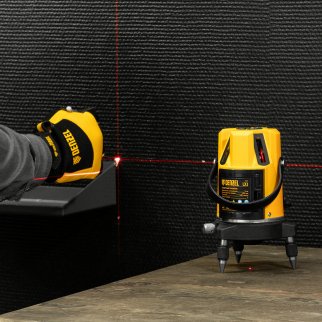 Уровень лазерный LX3, 10 м, ± 0,3 мм/1 м, 635 нм, 4 вертикальных, 1 горизонтальная плоскости, резьба фото 21