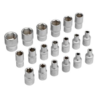 Набор инструмента 1/4", CrV, пластиковый кейс 57 предм. STELS фото 9
