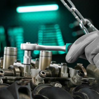 Набор инструмента 1/4", CrV, пластиковый кейс 57 предм. STELS фото 12