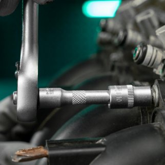 Набор инструмента 1/4", CrV, пластиковый кейс 57 предм. STELS фото 14