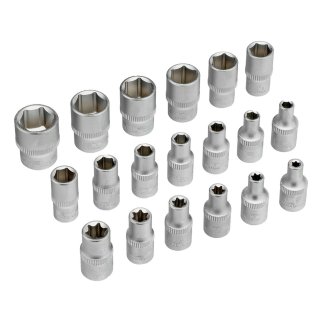 Набор инструмента 1/4", CrV, пластиковый кейс 57 предм. STELS фото 20