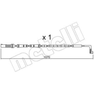 Датчик износа колодок METELLI _SU.285 фото