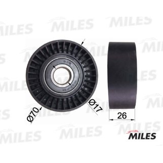 Ролик ручейкового ремня MILES AG03070 фото