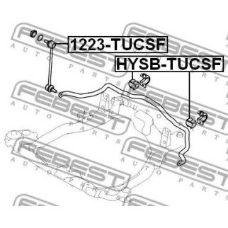 Стойка переднего стабилизатора FEBEST 1223-TUCSF фото