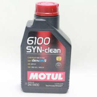 Моторное масло 6100 SYN-CLEAN 5W-30 1л 107947/112133 фото