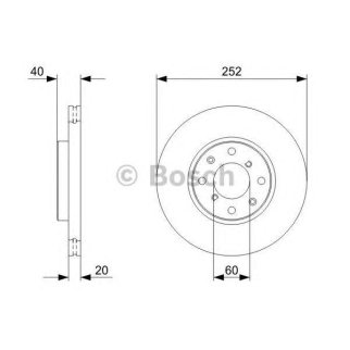 Диск тормозной OPEL: AGILA 07- SUZUKI: SPLASH 08 -, SWIFT III 05- VAUXHALL: AGILA 08- фото