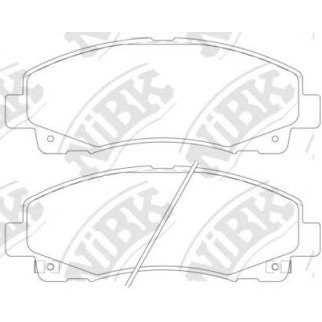 Колодки тормозные передние к-кт NiBK PN28003 фото
