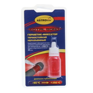 Герметик-фиксатор термостойкий неразъемный Astrohim блистер, 6 мл фото