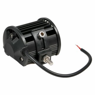 Фара светодиодная (балка) двухрядная, 6LED 4D линза, 18W (98х78х65) 12/24V (ALED042) фото 3