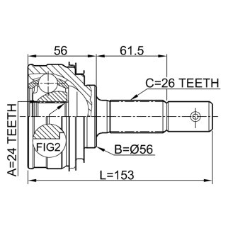 0110-009_ШРУС наружный к-кт! Toyota Carina/Corolla/Camry 16-2.0D 83-91 фото 2