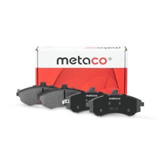 Колодки тормозные передние к-кт metaco 3000-116 фото