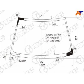Стекло лобовое (ветровое) XYG KE120W-VLFWX фото