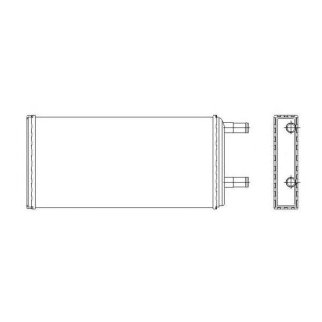 Радиатор отопителя NRF 53547 фото