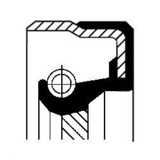 010 279 59C_сальник дифференциала! 40x55x8 MB W124/W201/W202/W210 2.0-3.0/D/TD фото