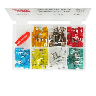 JTC-2024_набор предохранителей! мини 5-30А, 106шт (в боксе) фото 2