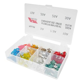 JTC-2024_набор предохранителей! мини 5-30А, 106шт (в боксе) фото