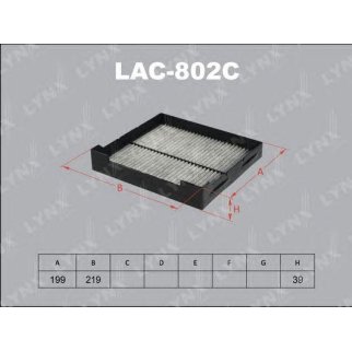 Фильтр салона LYNXauto LAC-802C фото