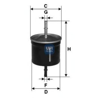 Фильтр топливный UFI 31 811 00 фото