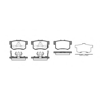 Колодки тормозные REMSA _032504 фото