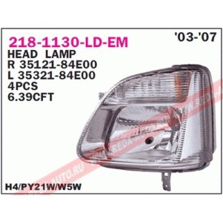 Фара передн прав с ЭК SUZUKI: WAGON R 02- фото