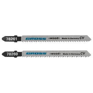 Набор полотен для электролобзика по дереву, 2шт. (T101B+T101BR) GROSS фото