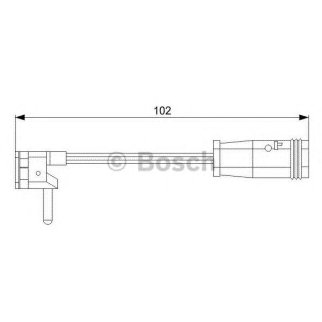 Датчик износа колодок BOSCH 1 987 473 019 фото