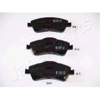 Колодки тормозные Japanparts PA-244AF фото