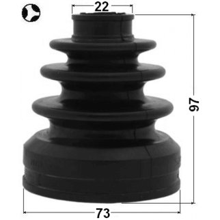 Пыльник ШРУСа FEBEST 0115-GRX125 фото 2 Пыльник ШРУСа FEBEST 0115-GRX125 фото 2