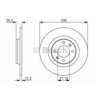 Диск тормозной BOSCH 0 986 479 118 фото