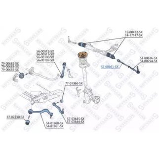 55-00361-SX_тяга рулевая! BMW E60/E61 all 03> фото