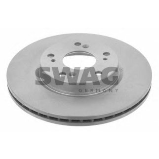 Диск тормозной передний вентилируемый SWAG 85 93 1399 фото
