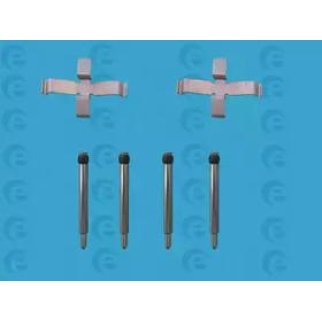 Комплект монтажный тормозных колодок VOLVO V70 I 97-00, S70 96-00, C70 II 06-, C70 I 97-05, 960 II 94-96, 960 90-94, 940 II 94-98, 940 90-98, 850 91-96, 780 90-91, 86-87, 760 Saloon 08- фото