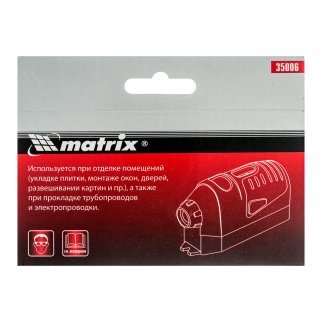 MATRIX 35006 Лазерный уровень, отвес, маркер фото 7