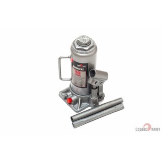 Домкрат бутылочный 10т гидравлический высота 230-460 СЕРВИС КЛЮЧ фото