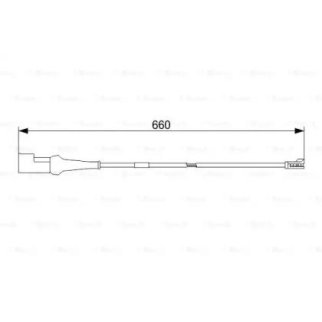 Датчик износа колодок BOSCH 1 987 473 575 фото