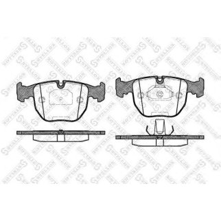 607 000B-SX_колодки дисковые п.! с антискр. пл. BMW E39 3.0-4.0/3.0D/E53 3.0/4.4/3.0D 00>/E38 4.4 фото