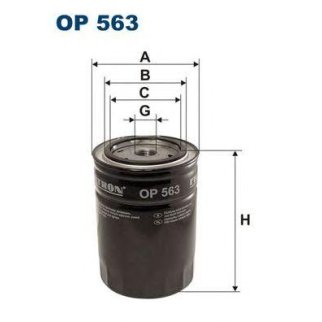 Фильтр масляный FILTRON OP 563 фото