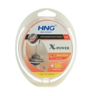 Лампа 12V H7 (55) PX26d+50% X-POWER (2шт+2шт W5W) 12V HNG фото