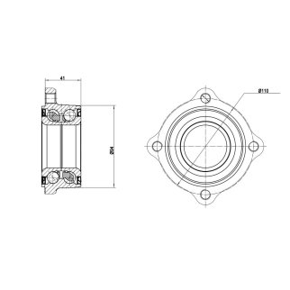 Подшипник ступицы TRIALLI MR 2638 фото 4