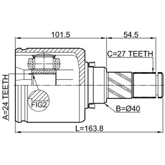 ШРУС внутренний FEBEST 0211-J32MR20LH фото 2