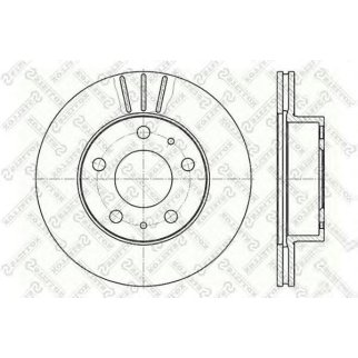 Диск тормозной Stellox 6020-9946V-SX фото
