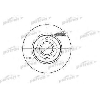 Диск тормозной PATRON PBD2622 фото
