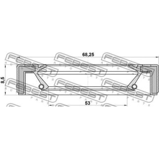 Сальник привода 53X68.25X8.5X8.5 фото