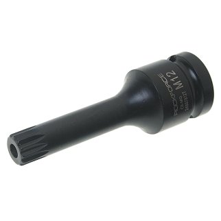 Головка-бита SPLINE М12 1/2" глубокая ударная с отверстием ROCKFORCE фото
